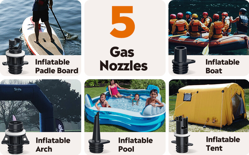 5 compatible nozzles