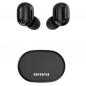 Preview: Aiwa EBTW-150BK Earbuds und Ladeetui in schwarz