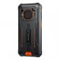 Preview: Blackview BV6200Pro Smartphone Orange mit 8GB RAM / 128GB ROM Rückseite im rechten Profil
