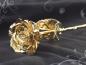 Preview: Vergoldete Echte Rose von St. Leonhard Nahansicht