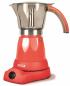 Mobile Preview: Jocca elektrische Espresso Kaffeemaschine in rot für bis zu 6 Tassen mit 360° drehbarem Kopf