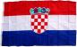 Mobile Preview: XXL Flagge Kroatien 250 x 150 cm Fahne mit 3 Ösen 100g/m² Stoffgewicht Hissflagge
