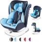 Mobile Preview: lionelo Kindersitz Bastiaan blau in der Profilansicht