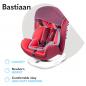 Preview: lionelo Kindersitz Bastiaan in rot mit Baldachin