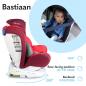 Preview: lionelo Bastiaan Kindersitz rot Seitenansicht