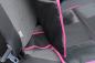 Mobile Preview: Befestigung des Wumbi Sitzschutz in pink