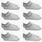 Preview: Profilbild der Zecond Zkin 8 Paar Sneaker Socken Gr. 32 - 38 grau