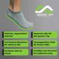 Mobile Preview: Eigenschaften der Zecond Zkin 8 Paar Sneaker Socken Gr. 32 - 38 grau