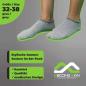 Mobile Preview: Zecond Zkin 8 Paar Sneaker Socken Gr. 32 - 38 grau