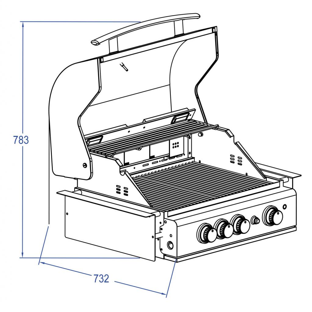 All'Grill TOP LINE - ALL'GRILL CHEF M - BUILT-IN Variante