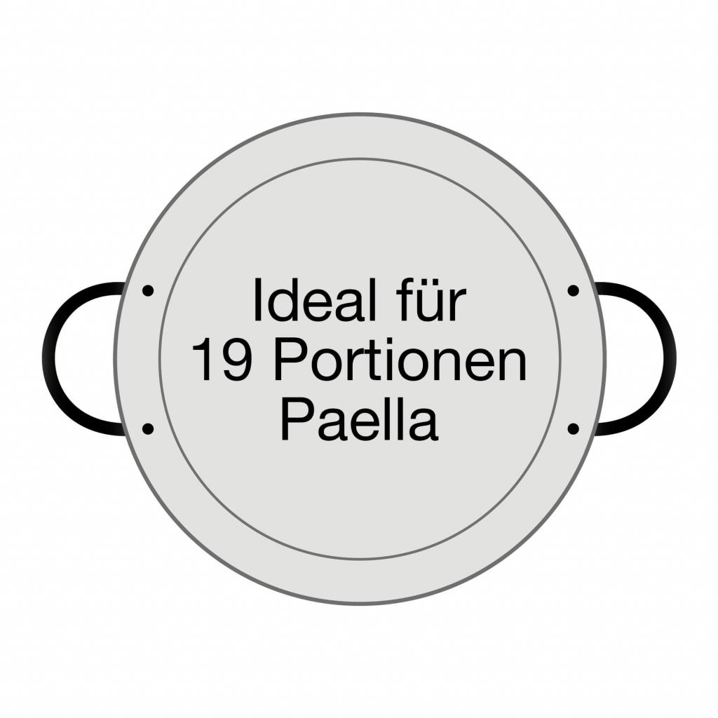 Paella World  spanische Paella Pfanne Typ "Valenciana" - 60cm Durchmesser