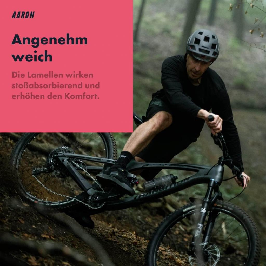 Erhöhter Komfort der AARON MTB & BMX Fahrradgriffe