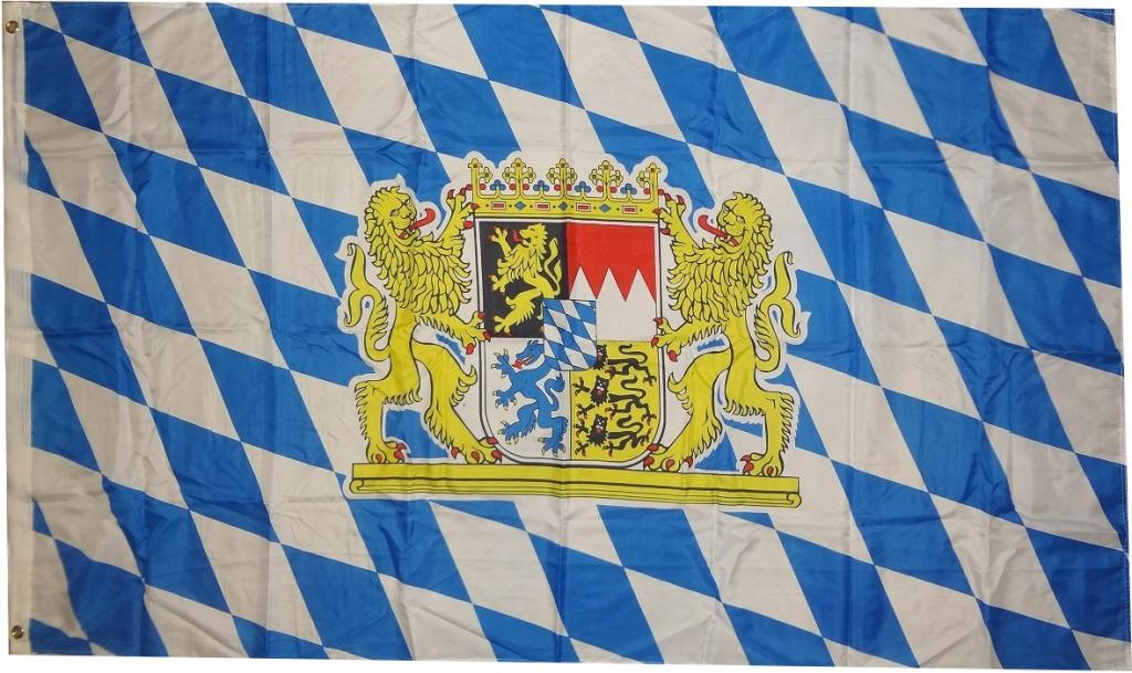 Fahne Freistaat Bayern Raute Hissflagge 150 x 250 cm Flagge 