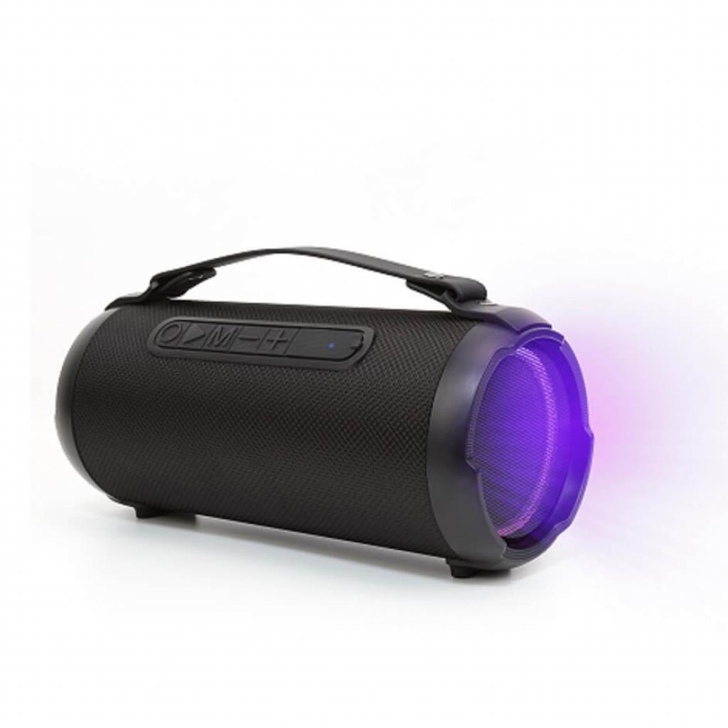 beleuchteter DENVER BTG-408 Mobiler Bluetooth Lautsprecher im Profil