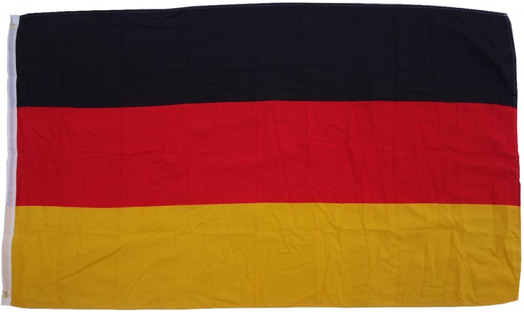 Flagge XXL Deutschland 250 x 150 cm mit 2 Ösen Hissflagge Fahne 
