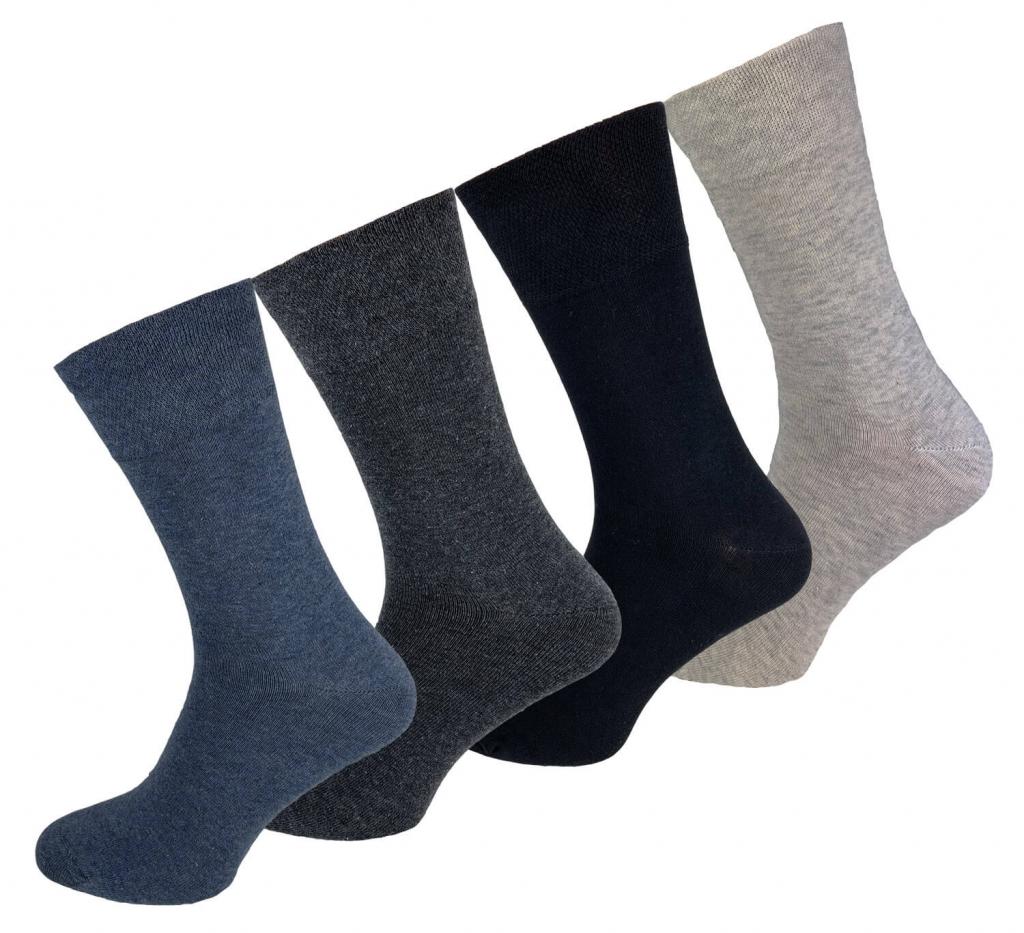 mehrfarbige Basic Socken in Größe 43-46