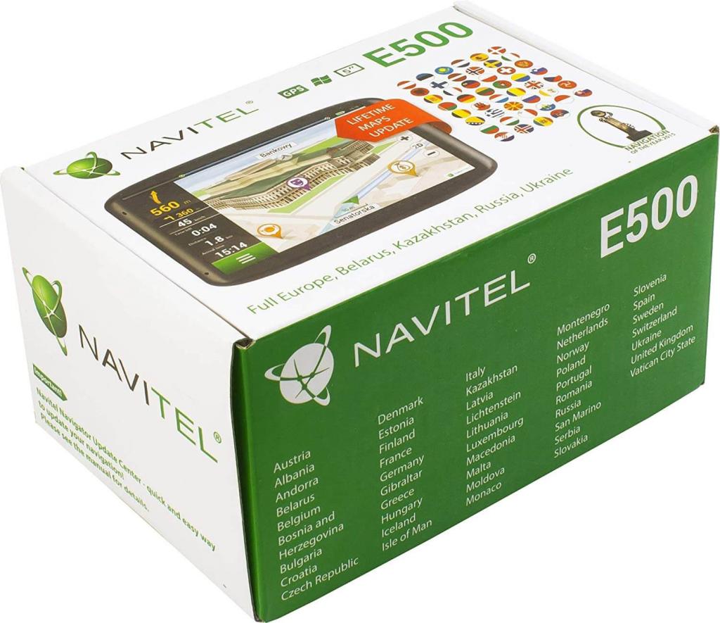 Navitel E500 Navigationsgerät Verpackung