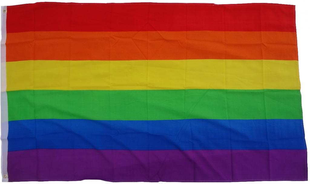 Flagge Regenbogen / Frieden 90 x 150 cm