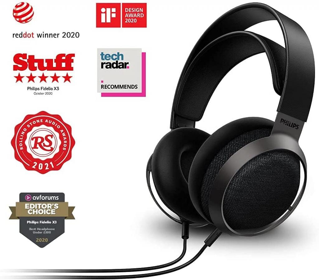 Philips Fidelio X3/00 Over Ear Kopfhörer mit Awards