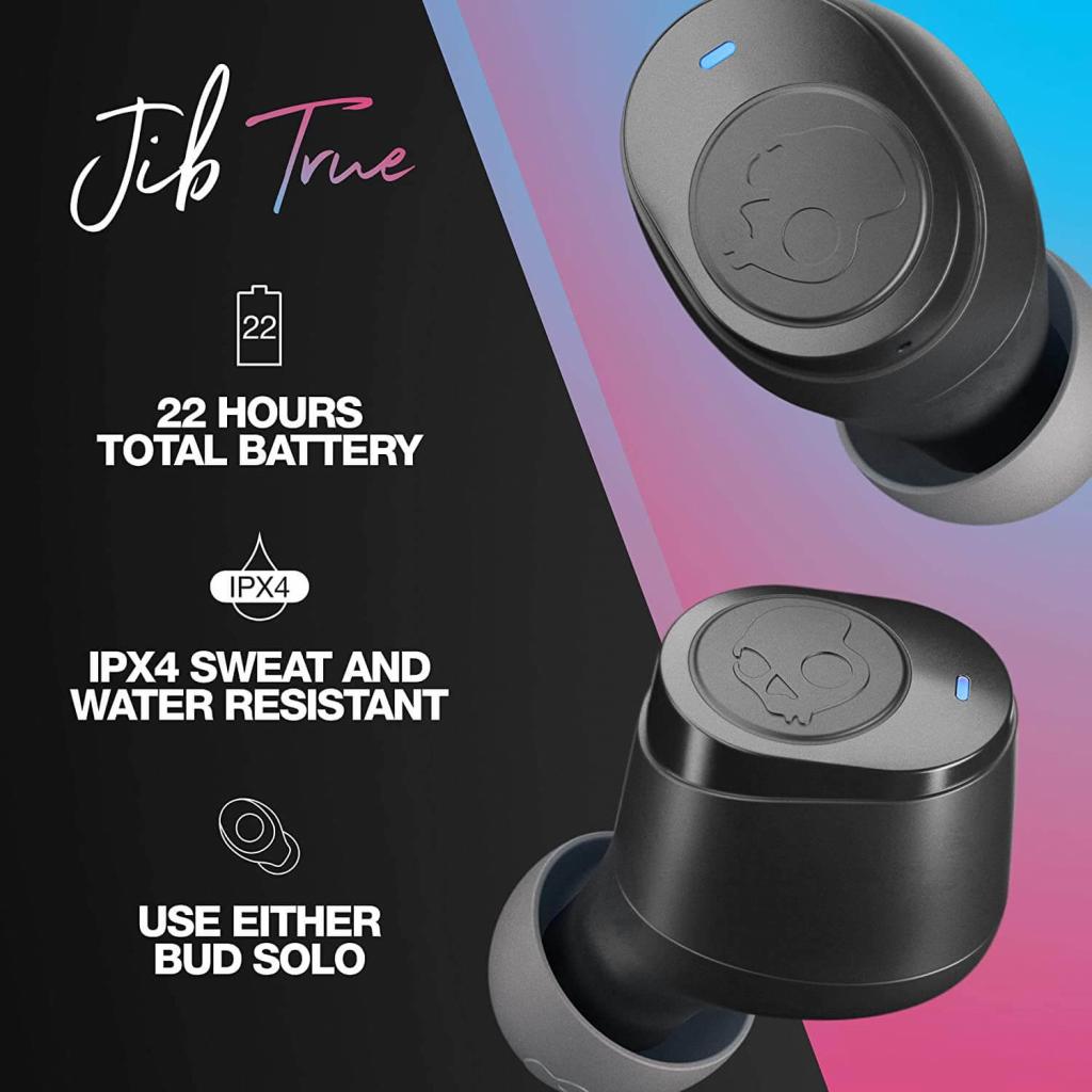 Vorteile des Skullcandy Jib In-Ear Bluetooth 5.0 Kopfhörer