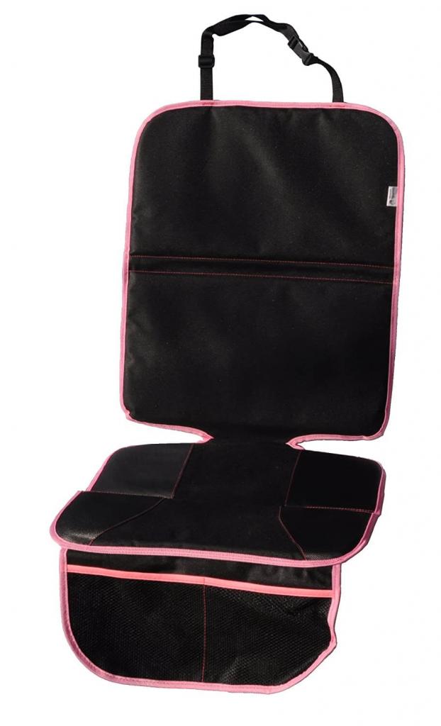 Wumbi Sitzschutz in pink Frontansicht