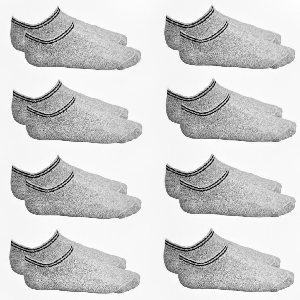 Profilbild der Zecond Zkin 8 Paar Sneaker Socken Gr. 32 - 38 grau