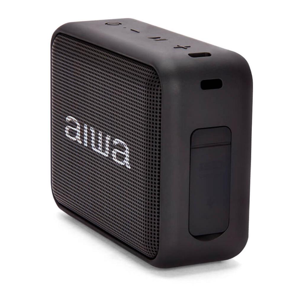 Aiwa BS-200BK Bluetooth Lautsprecher Profilansicht