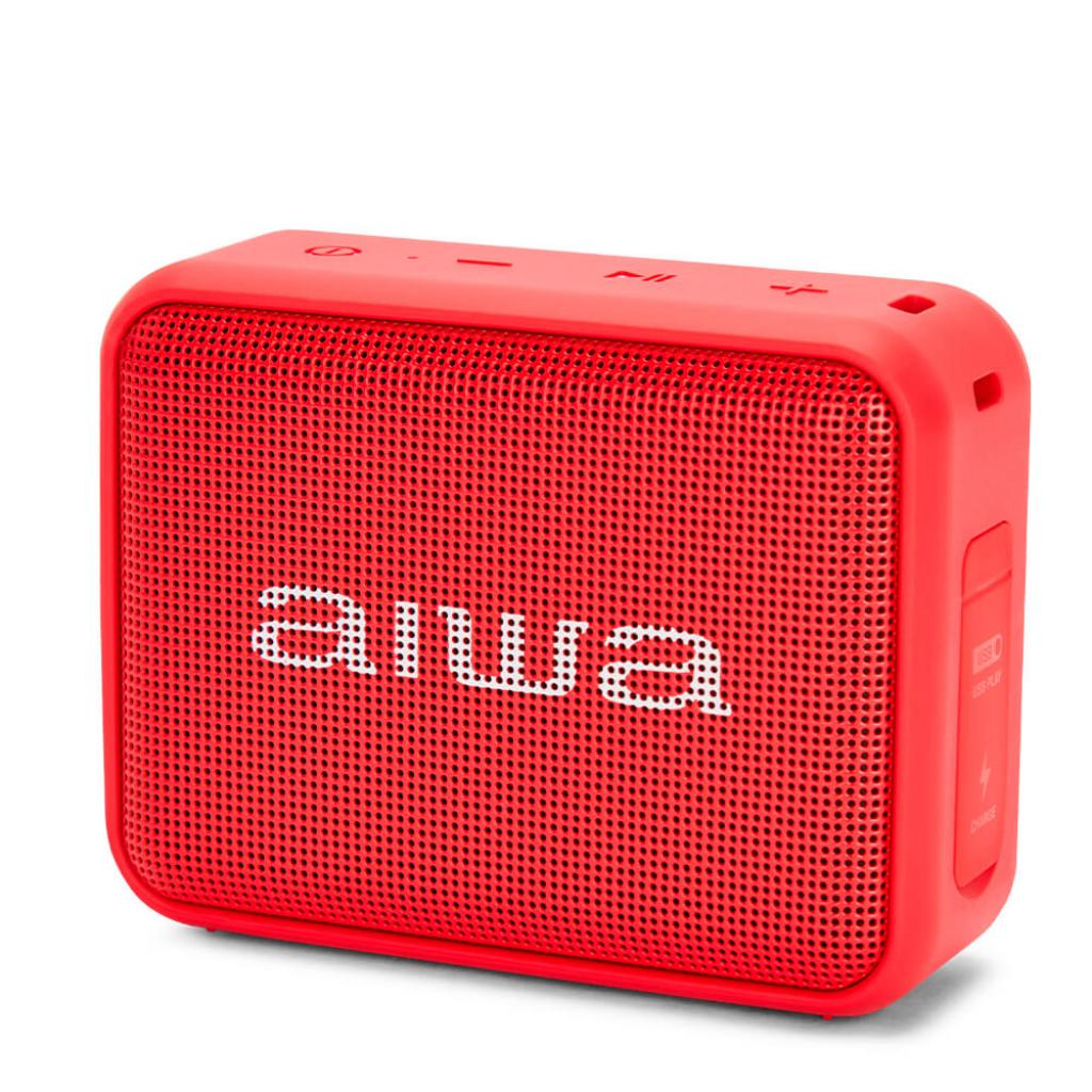 Aiwa BS-200RD Bluetooth Lautsprecher in rot