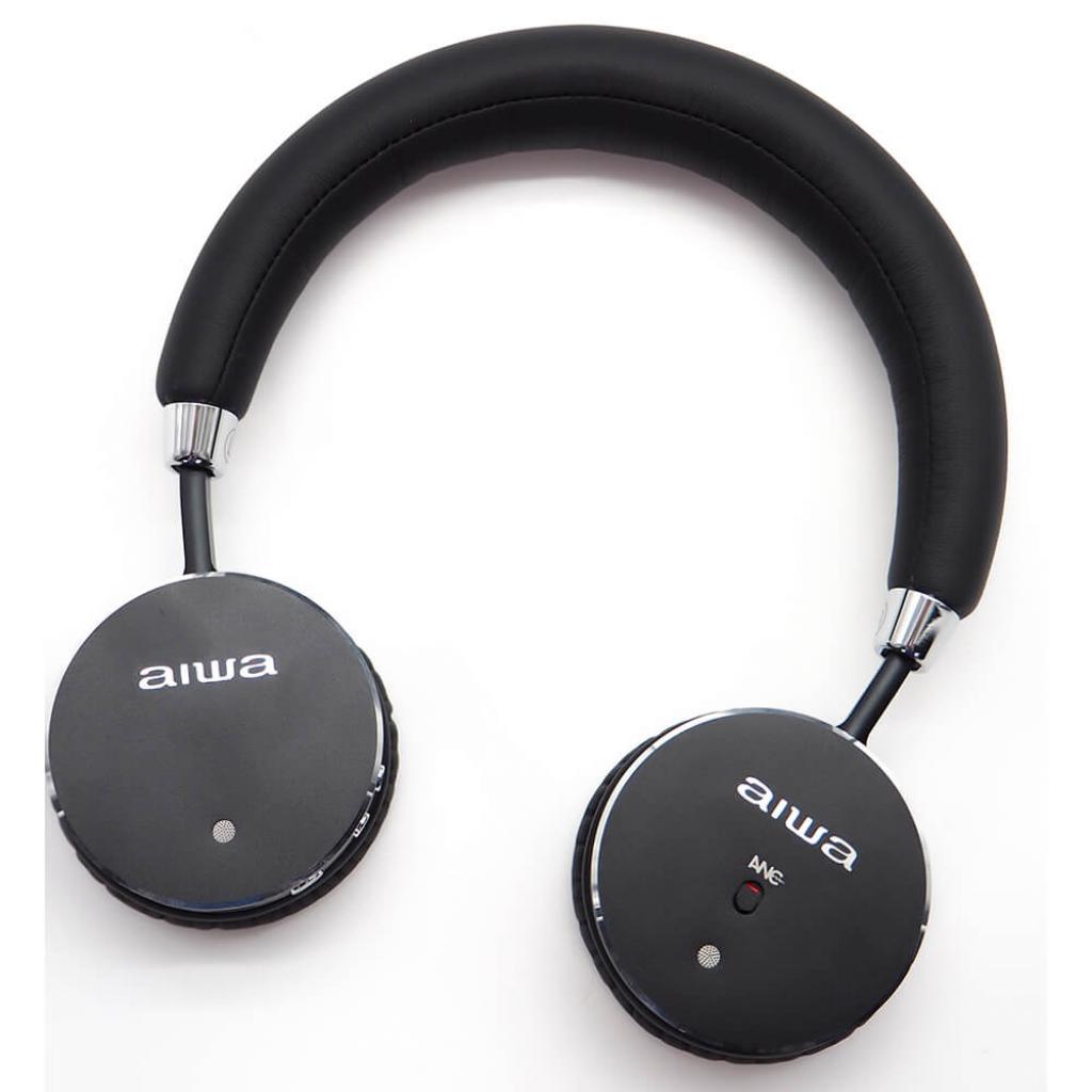 Aiwa Bluetooth Kopfhörer HSTBTN-800BK beide Ohrhörer liegend