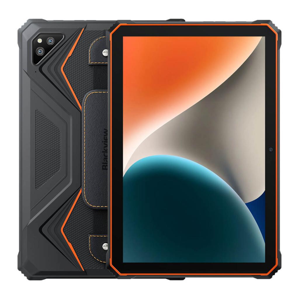 Blackview Active 6 Orange Outdoor Tablet Vorder- und Rückseite