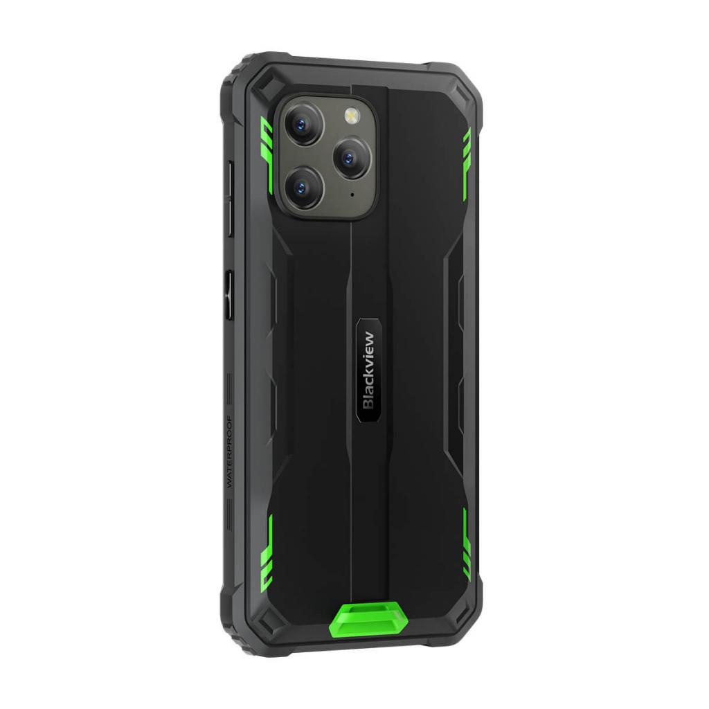 Blackview BV5300 pro grün Outdoor Smartphone Rückseite rechtes Profil