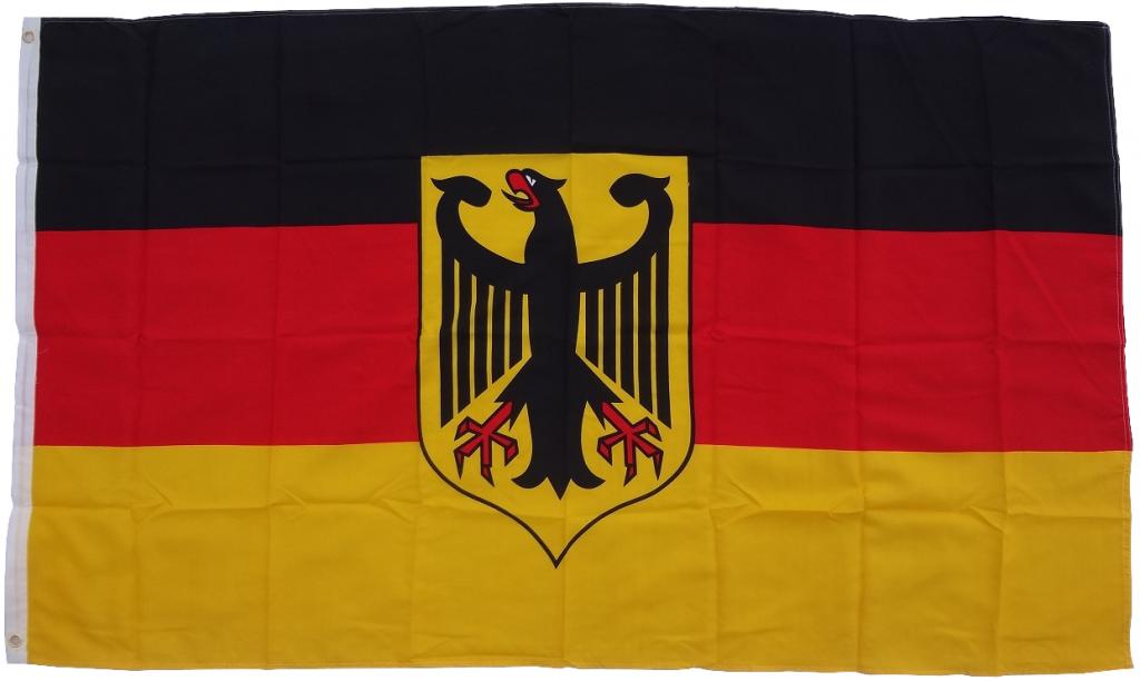 XXL Flagge Deutschland mit Adler 250 x 150 cm