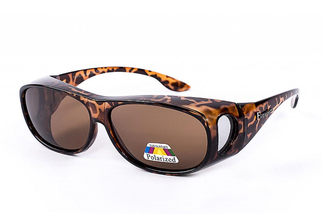 Figuretta Überbrille Sonnenbrille in Leoparden Optik