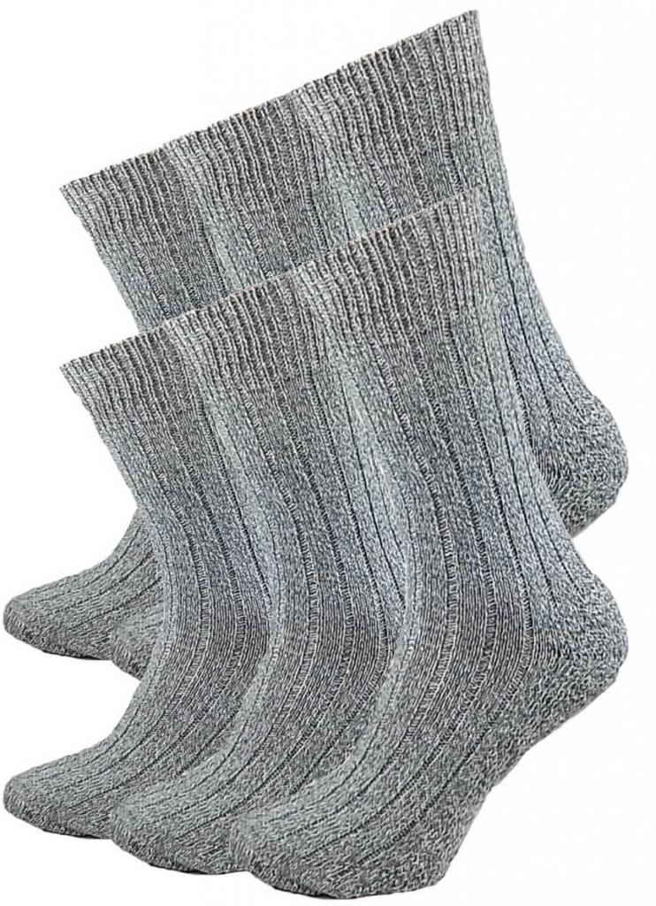 Garcia Pescara 6 Paar Norweger Socken Grau Größe 39-42