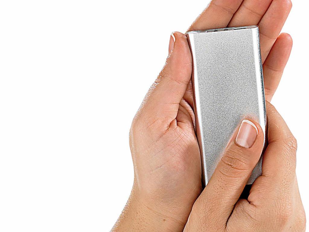Taschenwärmer aus Aluminium Anwendung