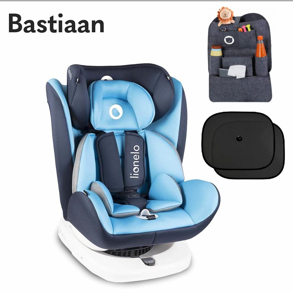 lionelo Kindersitz Bastiaan in blau mit Zubehör
