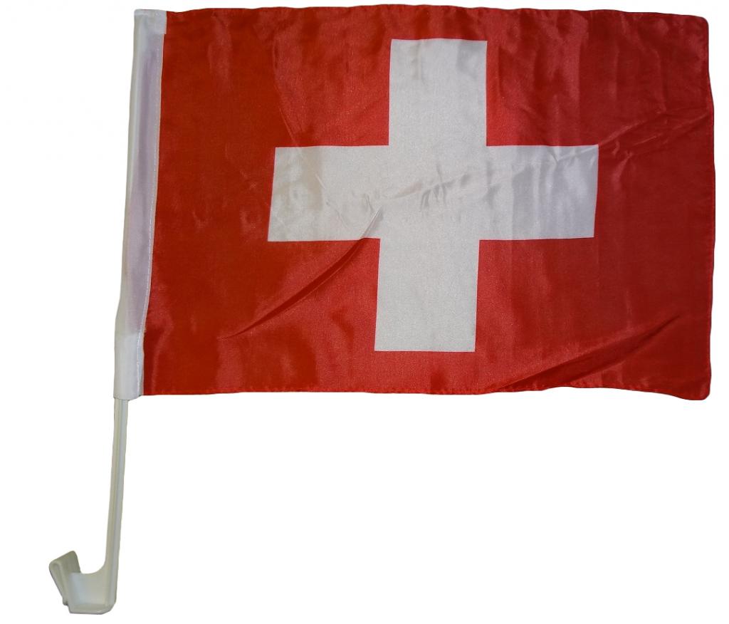 Autoflagge Schweiz 30 x 40 cm
