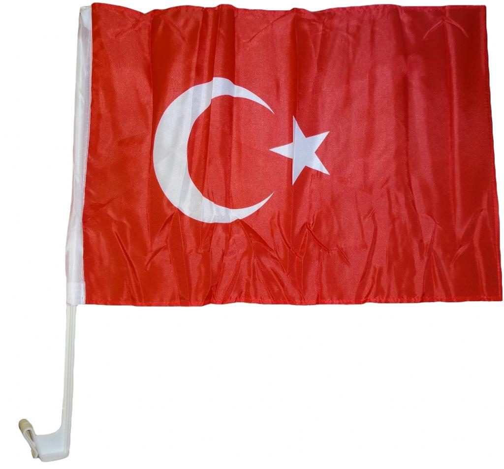 Autoflagge Türkei 30 x 40 cm Auto Flagge Fahne Autofahne Fensterflagge Fanfahne