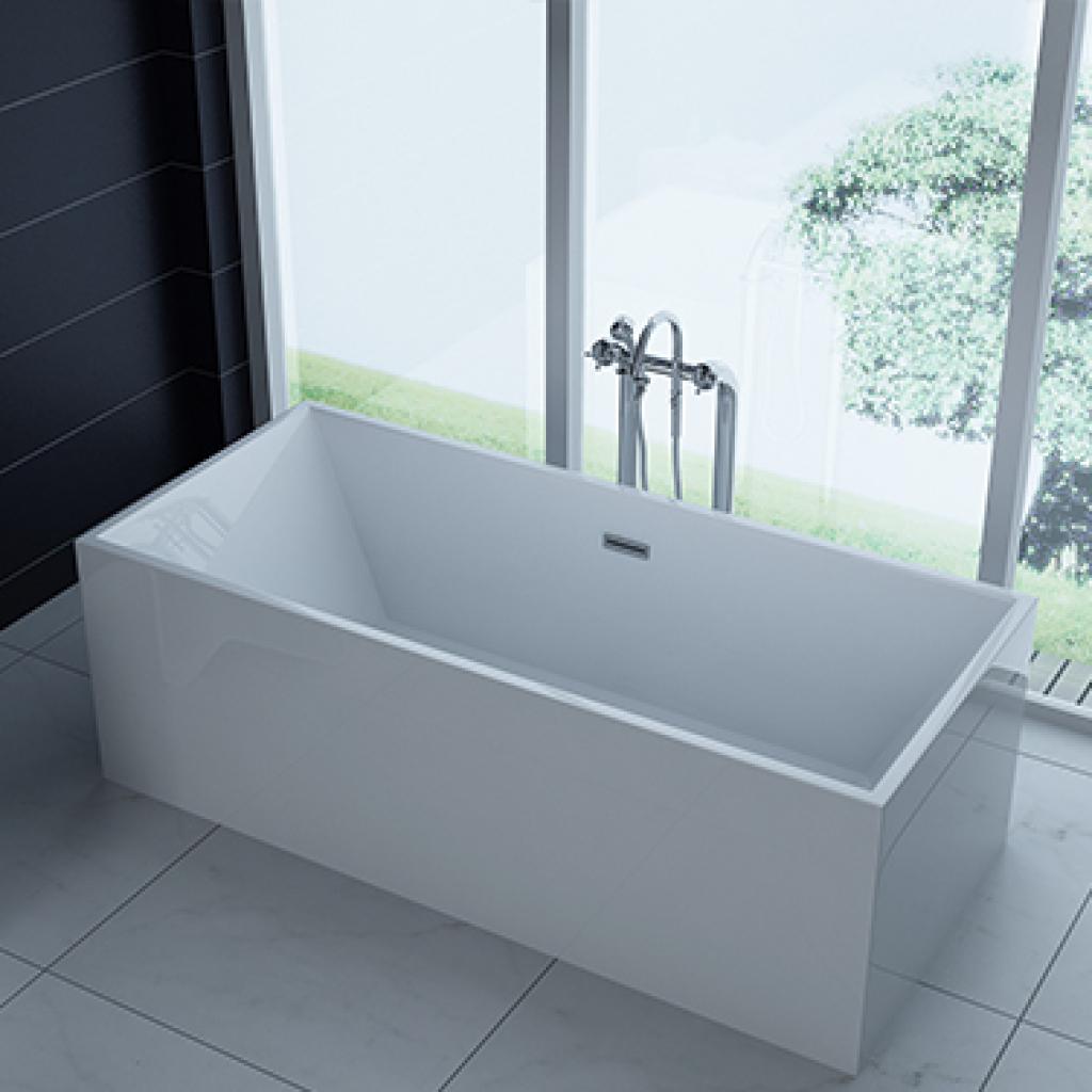 Freistehende Badewanne aus Acryl für Luxus-Baden