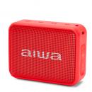 Aiwa BS-200RD rot Bluetooth Lautsprecher TWS FM Radio IPX6 Bassbox 6W RMS