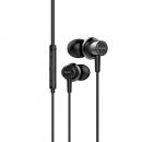 Aiwa ESTM-500BK In-Ear Kopfhörer schwarz kabelgebunden Headset mit 3,5 mm 5mW Klinkenstecker mit Zubehör
