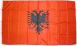 Flagge Fahne Albanien 250 x 150 cm mit 3 Ösen 100g/m² Stoffgewicht Hissflagge Mast
