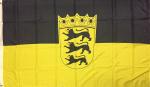 Flagge Baden-Württemberg 250 x 150cm Fahne mit 3 Ösen 100g/m² Stoffgewicht Hissflagge