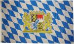 Flagge Bayern Löwe Freistaat 250 x 150 cm Fahne mit 3 Ösen 100g/m² Stoffgewicht Hiss