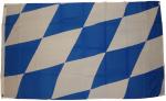 Flagge Bayern Raute 90 x 150 cm Fahne mit 2 Ösen 100g/m² Stoffgewicht Hissflagge Hiss