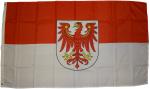 Flagge Brandenburg 90 x 150 cm Fahne mit 2 Ösen 100g/m² Stoffgewicht Hissflagge Hiss