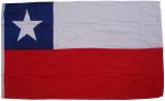 Flagge Chile 250 x 150 cm Fahne mit 3 Ösen 100g/m² Stoffgewicht Hissflagge für Mast