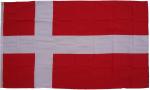 Flagge Dänemark 90 x 150 cm Fahne mit 2 Ösen 100g/m² Stoffgewicht Hissflagge für Mast