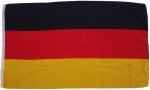 Flagge Deutschland 90 x 150 cm Fahne mit 2 Ösen 100g/m² Stoffgewicht Hissflagge Mast