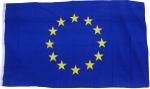 XXL Flagge Europa 250 x 150 cm Fahne mit 3 Ösen 100g/m² Stoffgewicht Hissflagge Hiss